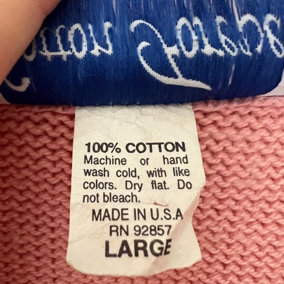 Vintage Pink Sweater Vest - Picture 4 of 4